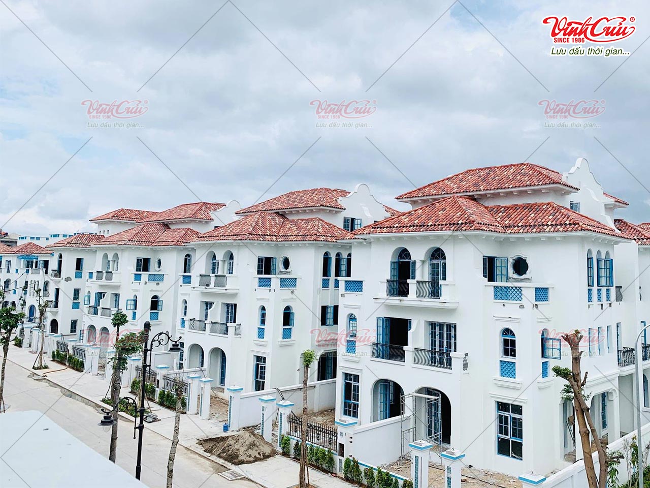 Phào chỉ GRC được thi công cho dự án Sun Grand City Feria